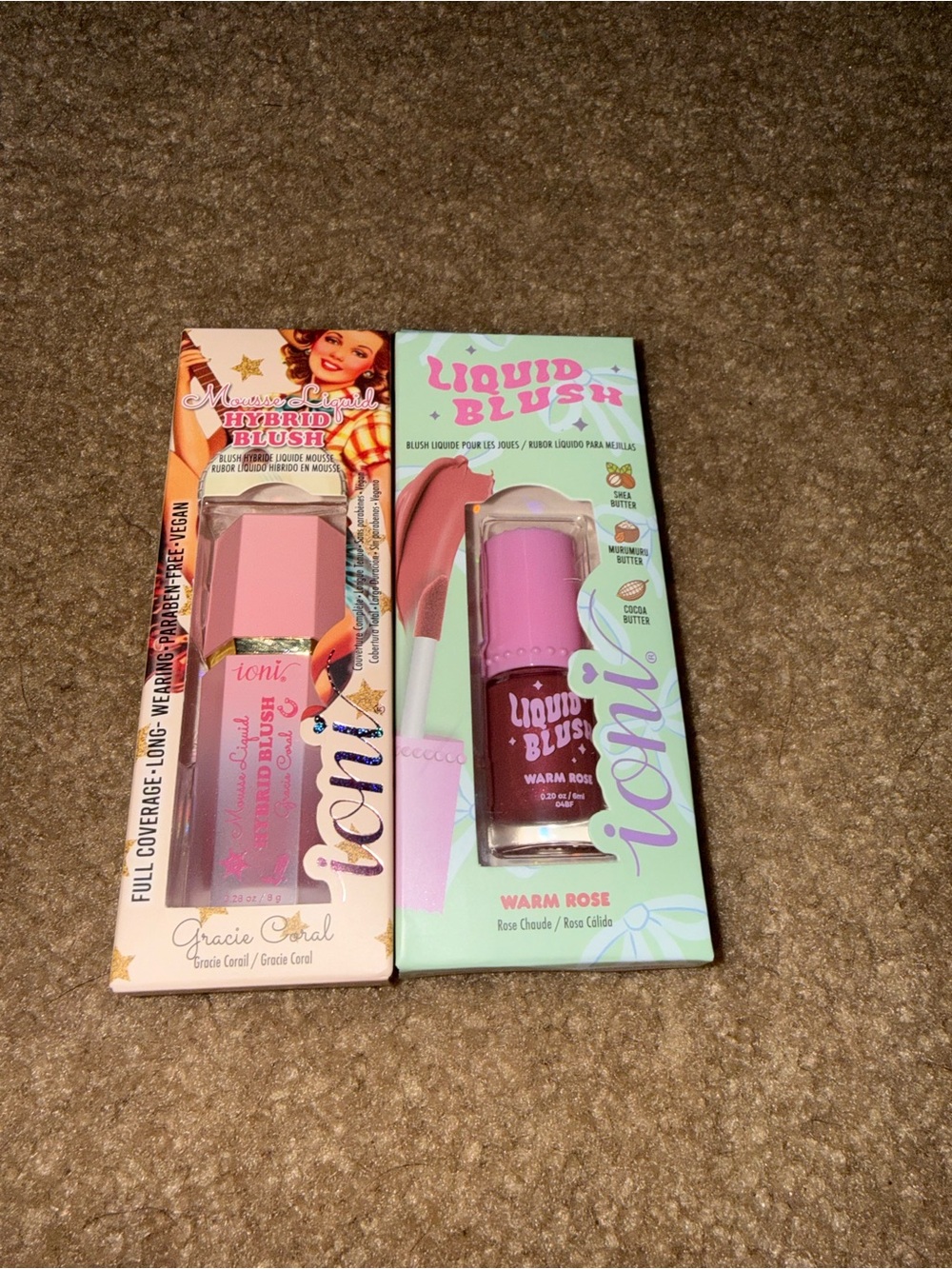 Liquid Blush Duo Stick - Warm Rose & Gracie Coral